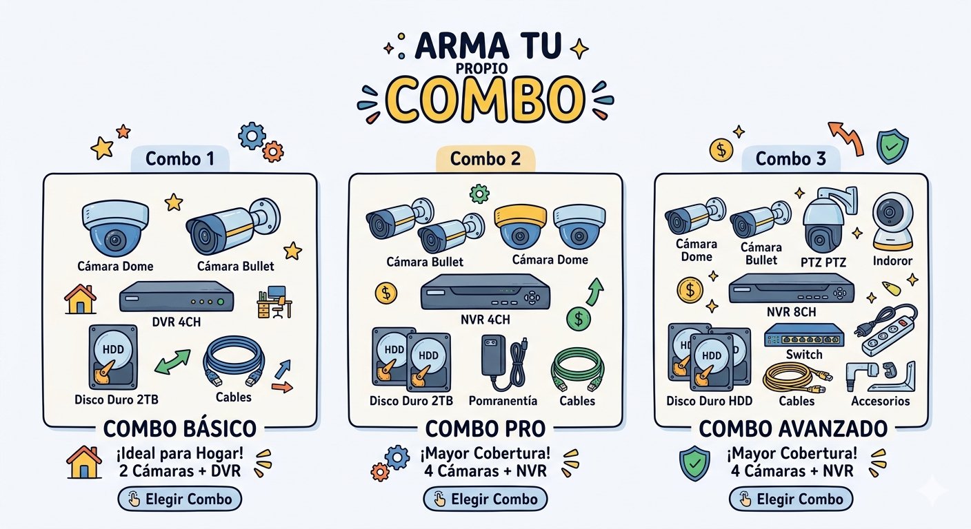 Armá tu combo ideal